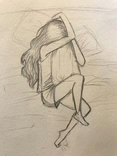 Easy Sad Girl Drawing 15 Best Drawing Of Girl From Back Images Cool Drawings