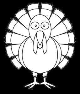 Easy Thanksgiving Drawings Free Download 999 Turkey Clipart Black and White Turkey