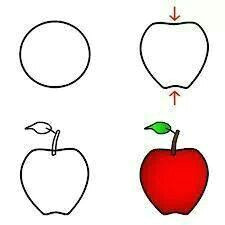 Easy to Draw Apple 340 Best Drawing Tipsart Reference Images Drawings Easy