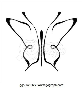 Easy to Draw butterfly Step by Step butterfly Tattoo Mariposa Simple butterfly Tattoo