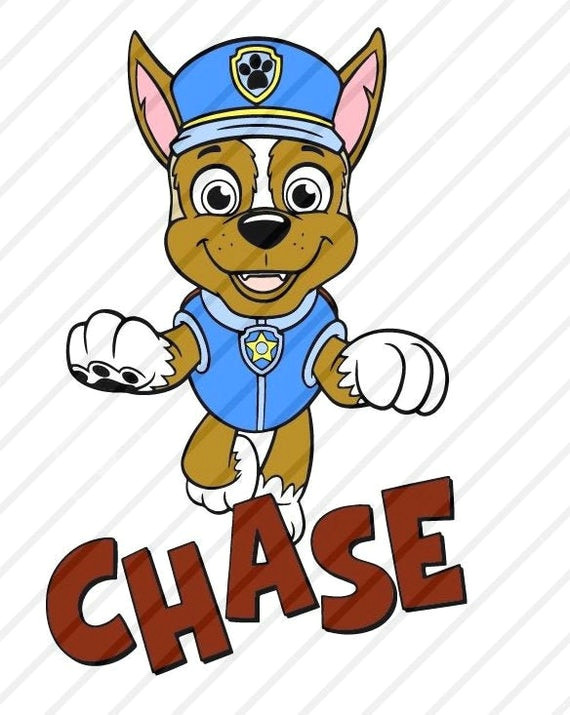 Easy to Draw Chase From Paw Patrol Chase Paw Patrol Svg