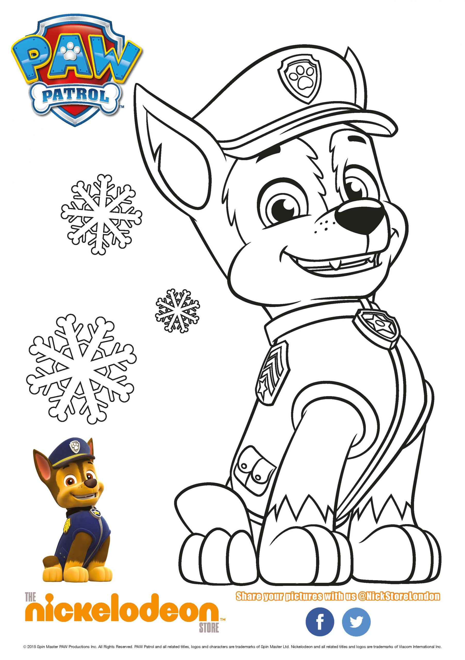 Easy to Draw Chase From Paw Patrol Paw Patrol Malen Malvorlagen Gratis