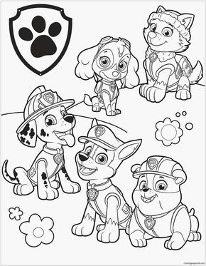 Easy to Draw Chase From Paw Patrol Paw Patrol Malvorlagen Spannende Coloring Bilder Paw Patrol