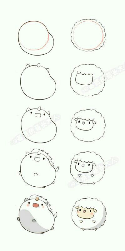 Easy to Draw Cute Things Dibujos Basteln Mobil Piccoli Disegni Disegni Semplici