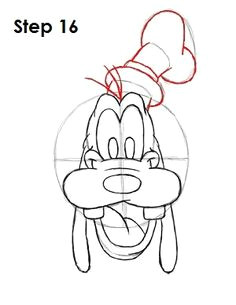 Easy to Draw Goofy 27 Best Goofy Cake Images Goofy Cake Disney Cakes Cake