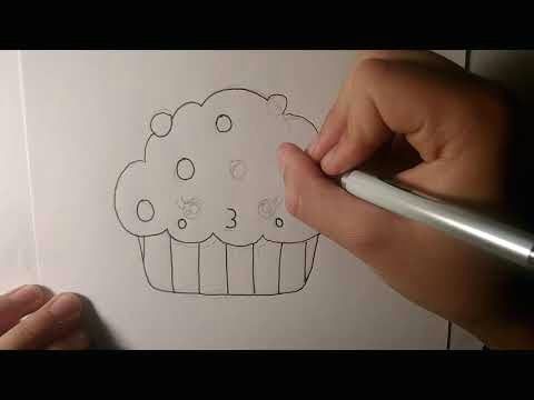 Easy to Draw Queen How to Draw Cute Cupcake