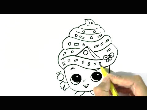 Easy to Draw Queen Videos Matching How to Draw Shopkins Cupcake Queen Revolvy