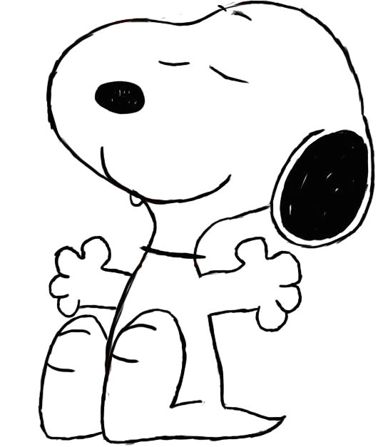 Easy to Draw Snoopy How to Draw Snoopy Zeichnen Lernen Ideen Furs Zeichnen