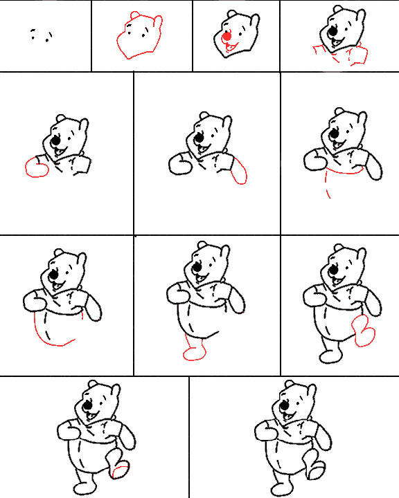 Easy to Draw Winnie the Pooh Winnie the Pooh Winnie the Pooh Drawing Disney Drawings
