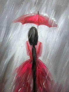 Easy Umbrella Drawing 110 Easy Canvas Painting Ideas for Beginners Easy Canvas