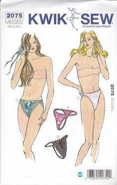 Easy Underwear Drawing Panty Patterns