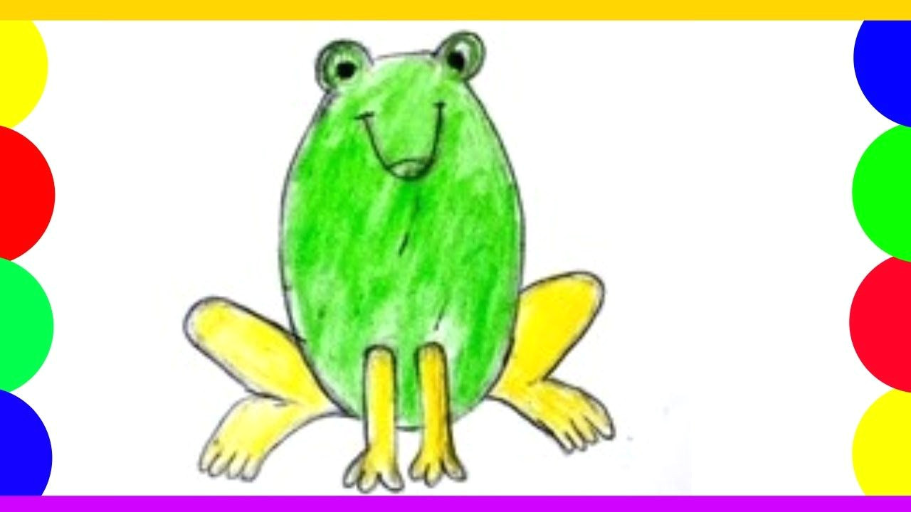 Easy Way to Draw A Frog Pin by Eakta On Drawings Art Frog Drawing Drawing