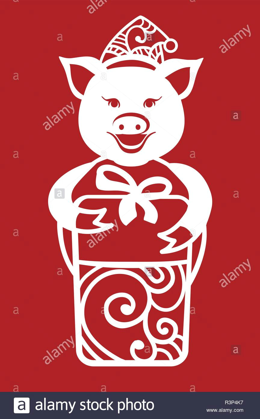 Easy Way to Draw A Pig Pig Cutting Icon Pig Simple Drawing for Laser Cutting Pig