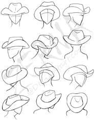 Easy Western Drawings Image Result for How to Draw Anime Cowboy Hats Drawing