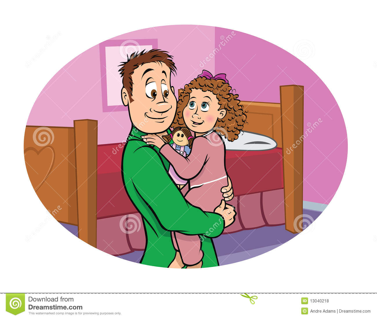 Father and Daughter Drawing Easy Father and Daughter Talking Clipart