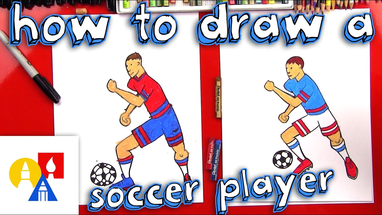 Football Player Drawing Easy 49 Necessary How to Draw soccer Players
