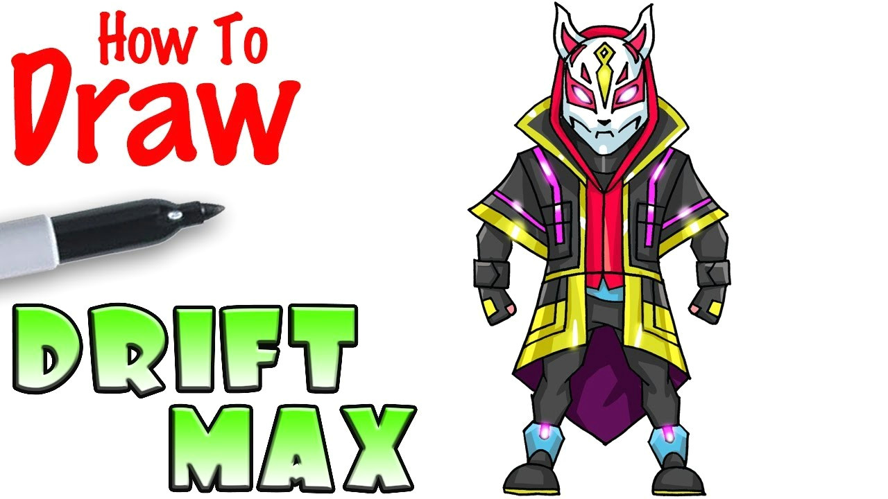 Fortnite Characters to Draw Easy How to Draw Drift Fully Upgraded fortnite