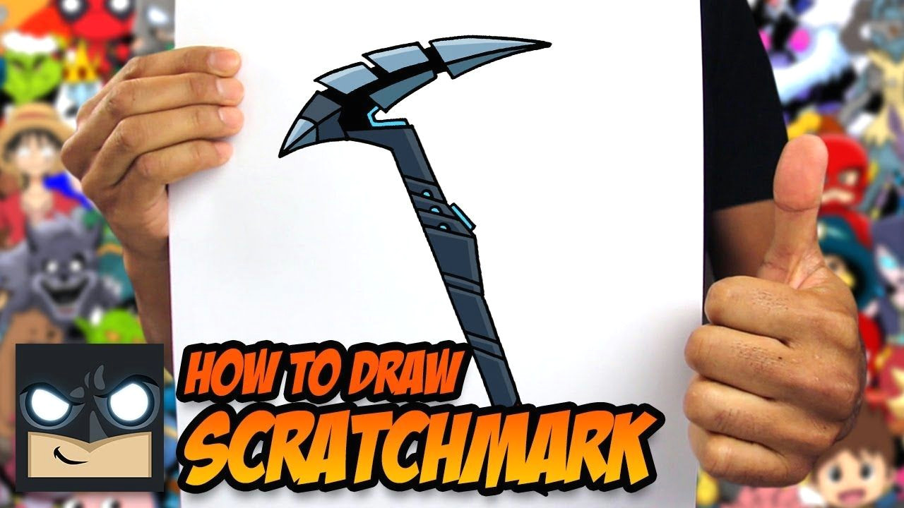 Fortnite Drawing Step by Step Easy How to Draw fortnite Scratchmark Step by Step Tutorial