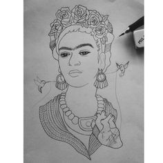 Frida Kahlo Drawings Easy Die 48 Besten Bilder Von Frida Tattoo Frida Kahlo