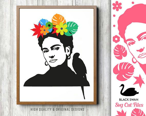 Frida Kahlo Drawings Easy Pin by Leeann Chang On Vinyl Creations Simple Illustration
