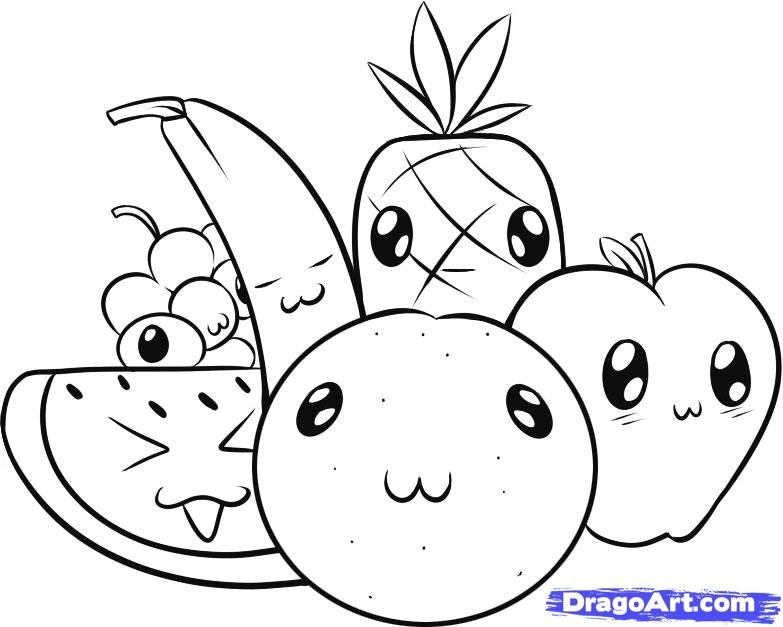 Fruit Basket Drawing Easy Step by Step How to Draw Fruit Step by Step Food Pop Culture Free