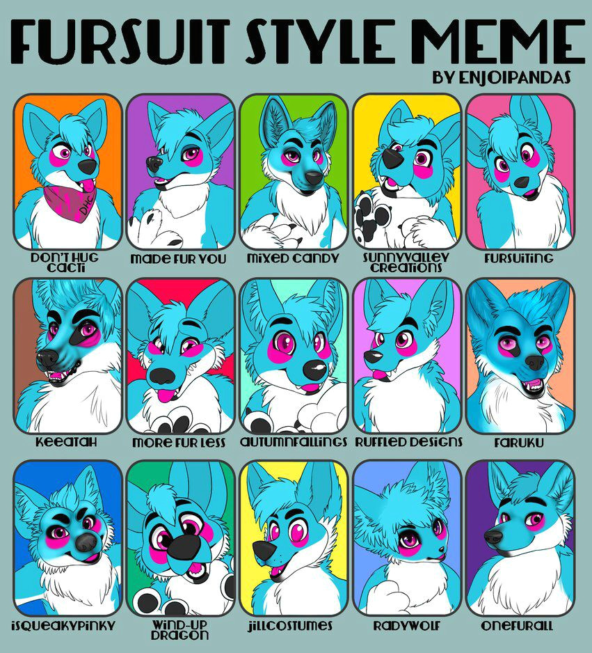 Furry Drawings Easy Fursuit Style Meme Anthro Furry Furry Drawing Fursuit