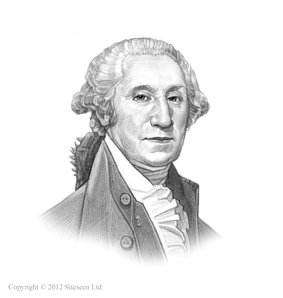 George Washington Drawing Easy Neutrality Proclamation Of 1793