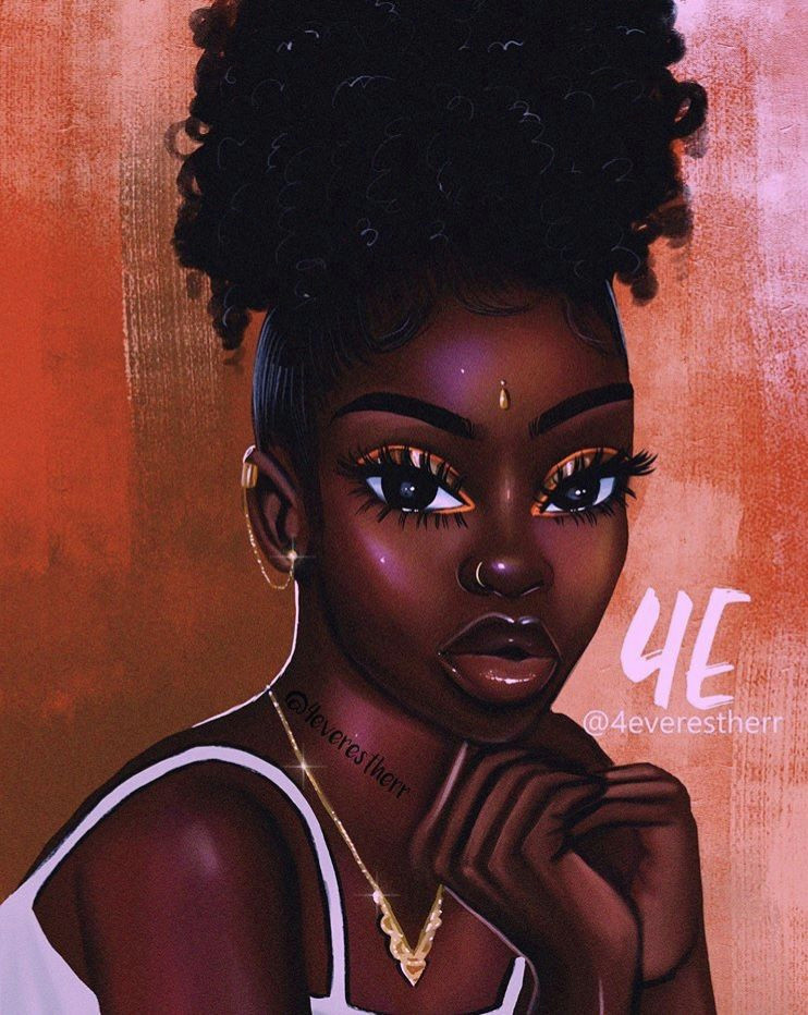 Ghetto Girl Drawing Her Drawings are soooo Beautiful Ig 4everestherr