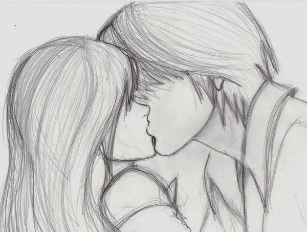 Girl and Boy Kissing Drawing Easy Ruang Belajar Siswa Kelas 6 Anime Drawings Boy and Girl Kissing