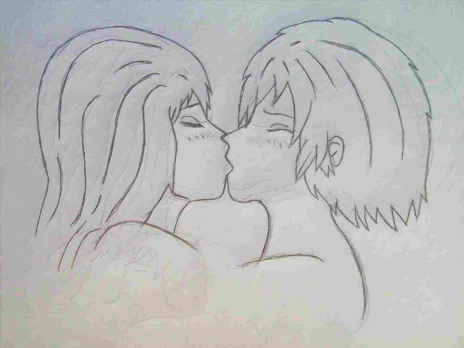 Girl and Boy Kissing Drawing Easy Ruang Belajar Siswa Kelas 6 Anime Drawings Boy and Girl Kissing