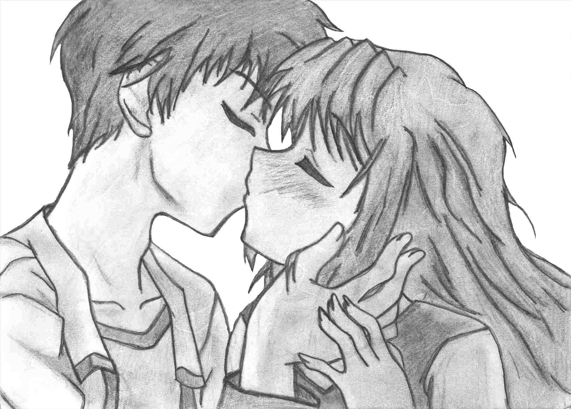 Girl and Boy Kissing Drawing Easy Ruang Belajar Siswa Kelas 6 Anime Drawings Boy and Girl Kissing