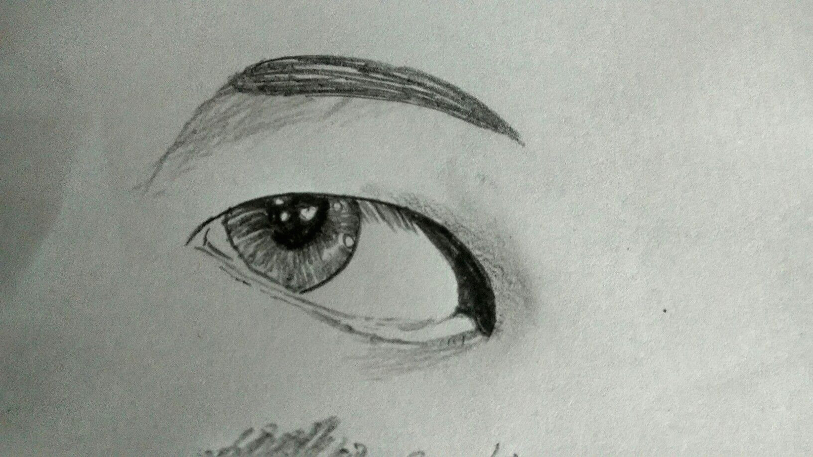Girl In Hoodie Drawing Easy Easy Sketch Of An Eye Taehyung S Eye Bts Fanart In 2020