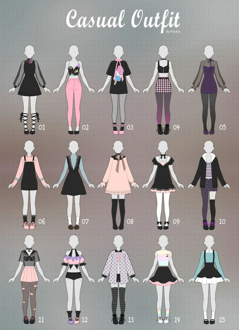 Girl Outfits Drawing Pin by D A Milka D Slow On Digital Cloz Manga Clothes