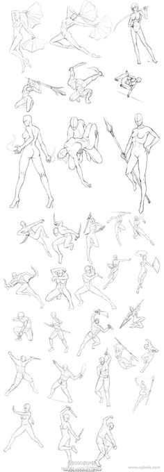 Girl Poses Drawing Reference 70 Best Female Action Poses Images Drawing Poses Drawings