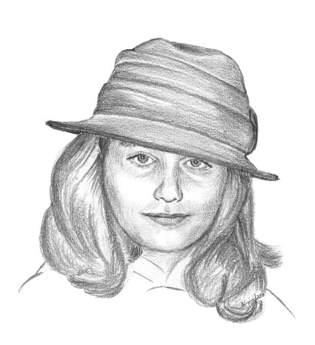 Girl Sketch Drawing Datei the Hat Drawing Jpg Wikipedia