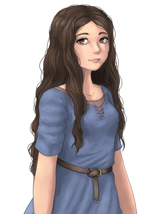 Girl with Brown Hair Drawing Medieval Girl Drawing Google Search Zeichnung Kleines