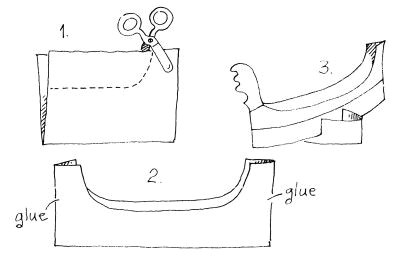 Gondola Drawing Easy How to Make A Paper Gondola Thinking Day Bastelideen Und