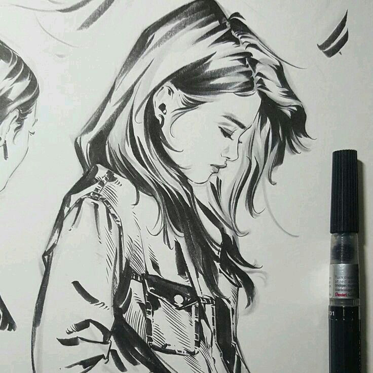 Good Drawings Of Girls Pin by Jerry Jem On Udasii Sketches Pencil Portrait Drawings