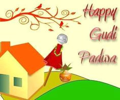Gudi Padwa Drawing Easy 8 Best Gudi Padwa Greetings Images Gudi Padwa New Year