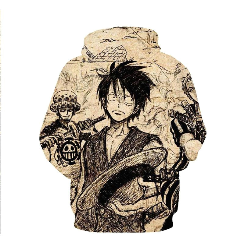 Hoodie Drawings Anime Groa Handel Anime Einteilige Hoodies 3d Print Pullover Sweatshirt Affe D Luffy Ace Sabo Schlacht Trainingsanzug Outfit Lassige Oberbekleidung Von Cxk8