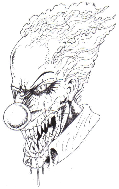 Horror Drawings Easy How to Draw A Scary Clown Scary Drawings Scary Clown