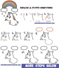 How to Draw A Baby Unicorn Easy Step by Step Unicorn Drawing