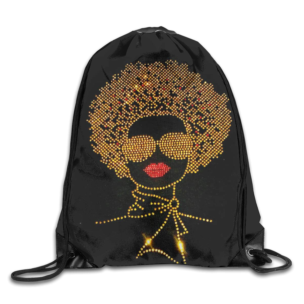 How to Draw A Backpack Step by Step Easy Amazon Com Afro Gold Bling Blonde Patterned themed Printed
