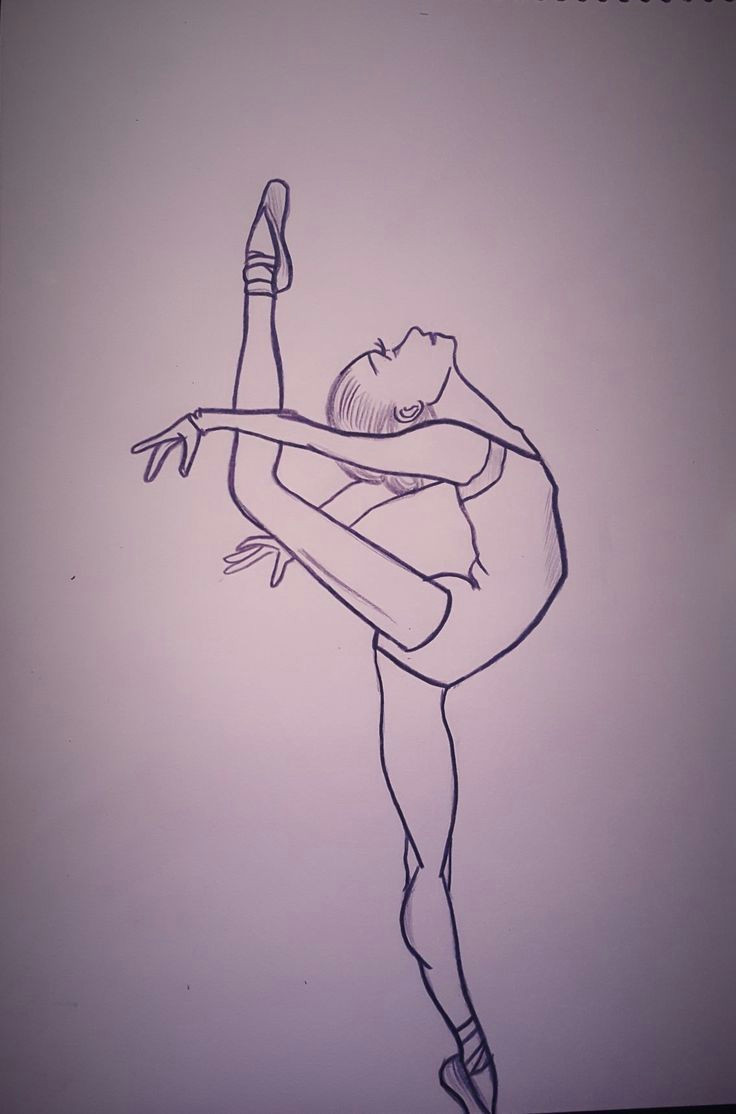 How to Draw A Ballerina Easy Drawing Drawing Art In 2019 Ballet Drawings Drawings
