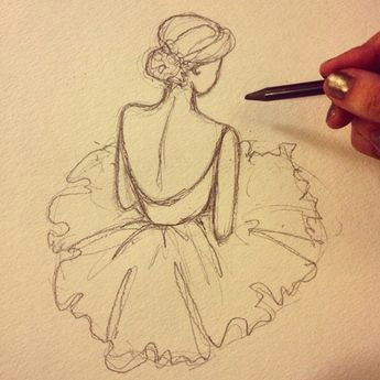 How to Draw A Ballerina Easy Pin Auf Zeichnen