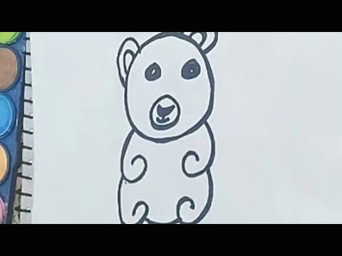 How to Draw A Cute Girl Video How to Draw Teddy Bear for Kids