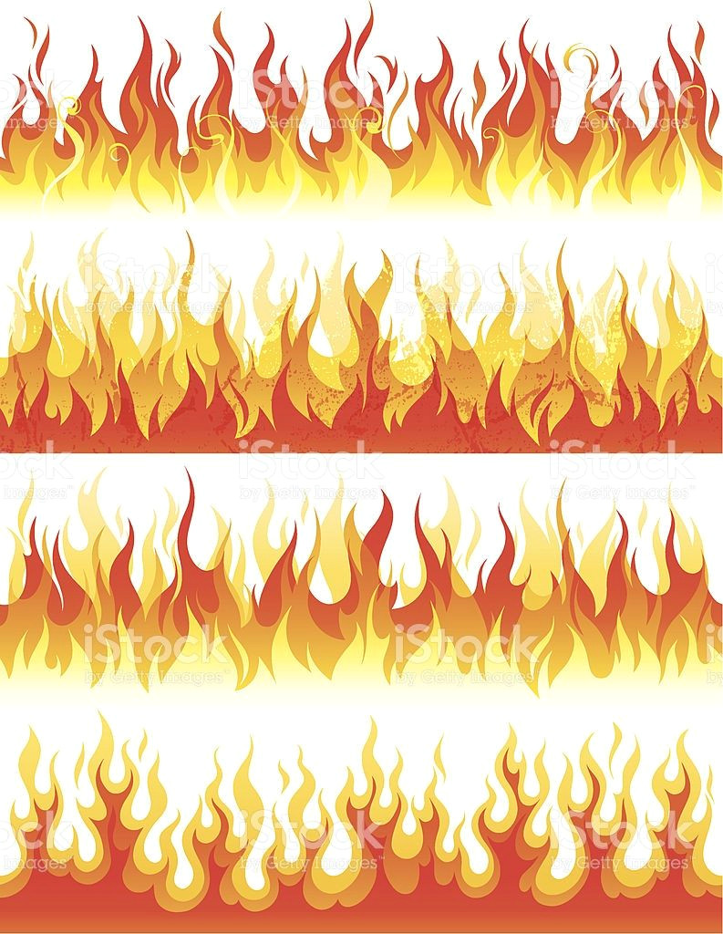 How to Draw A Fire Easy Vector Collection Of Seamless Flame Pattern Feuer Malen
