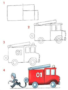 How to Draw A Fire Truck Easy 52 Best Diy Fire Truck Images Fireman Party Fire Trucks