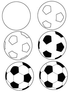 How to Draw A Football Easy 14 Best soccer Drawing Images soccer Drawing soccer