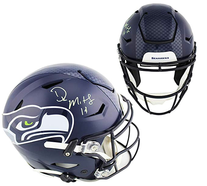 How to Draw A Football Helmet Easy Amazon Com Dk Metcalf Autographed Signed Seattle Seahawks